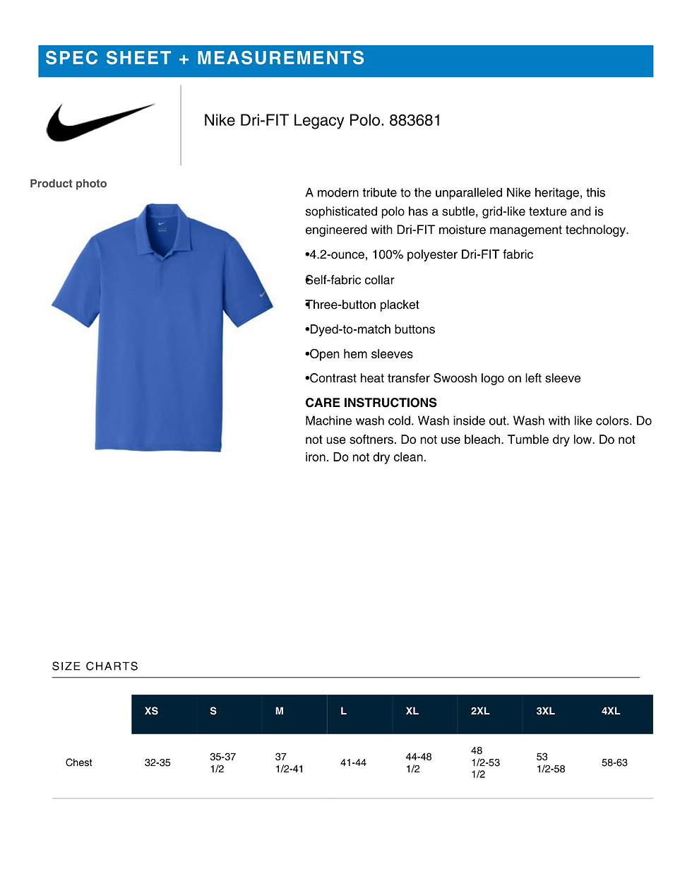 Thumbnail: (Adult-Unisex/Women's) Nike Dri-FIT [MEA] Legacy Polo