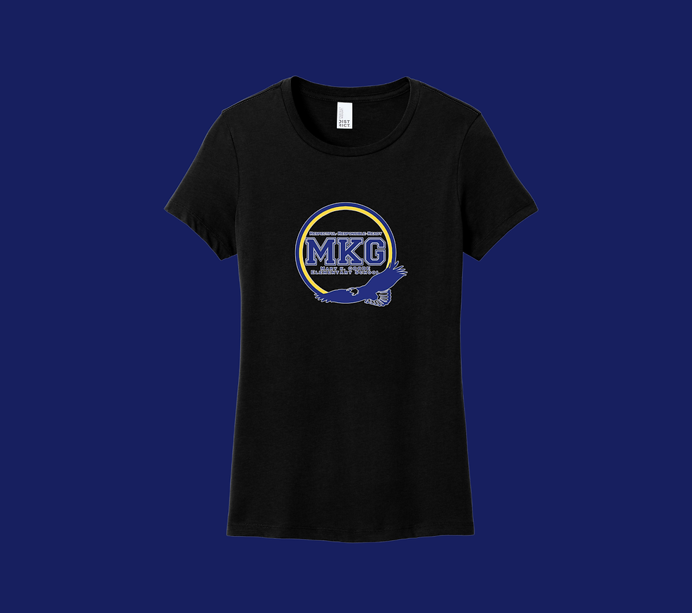 Thumbnail: (Adult-Women's,DM104L) District ® [MKG School] Perfect Weight Tee