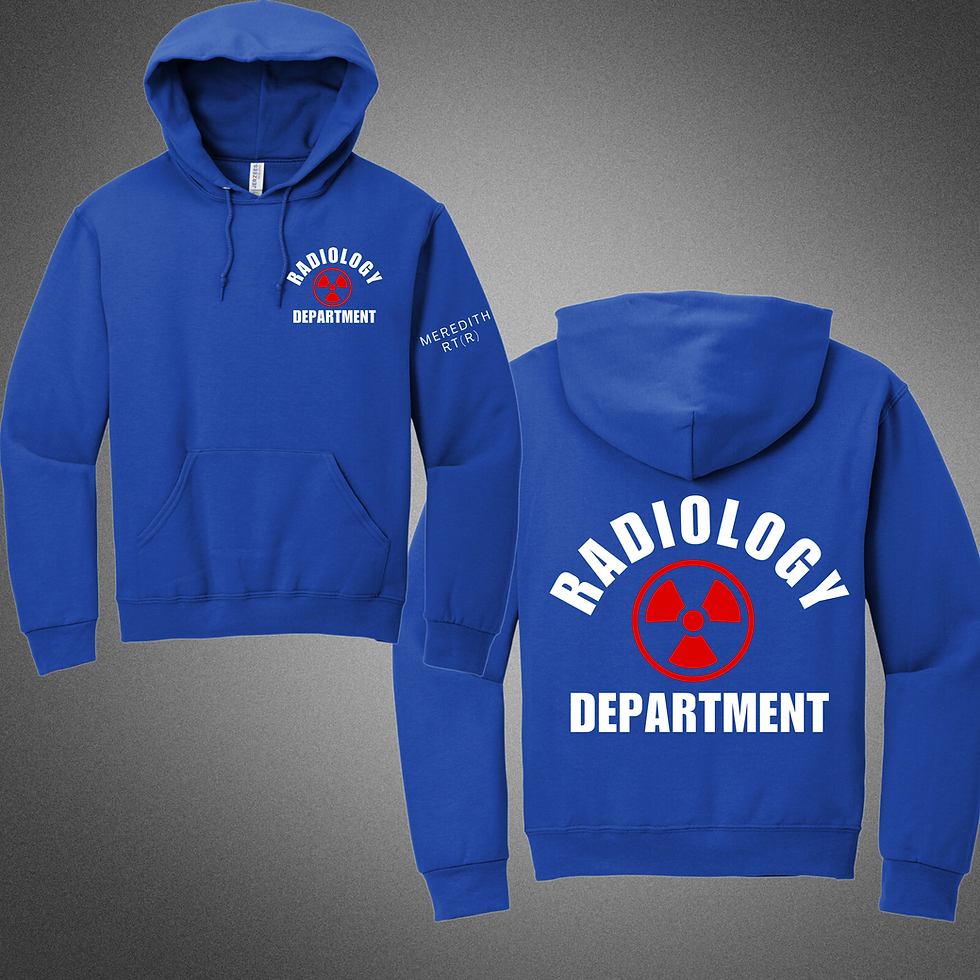 Thumbnail: (Adult-Unisex) Radiology Department Symbol 1 Hoodie