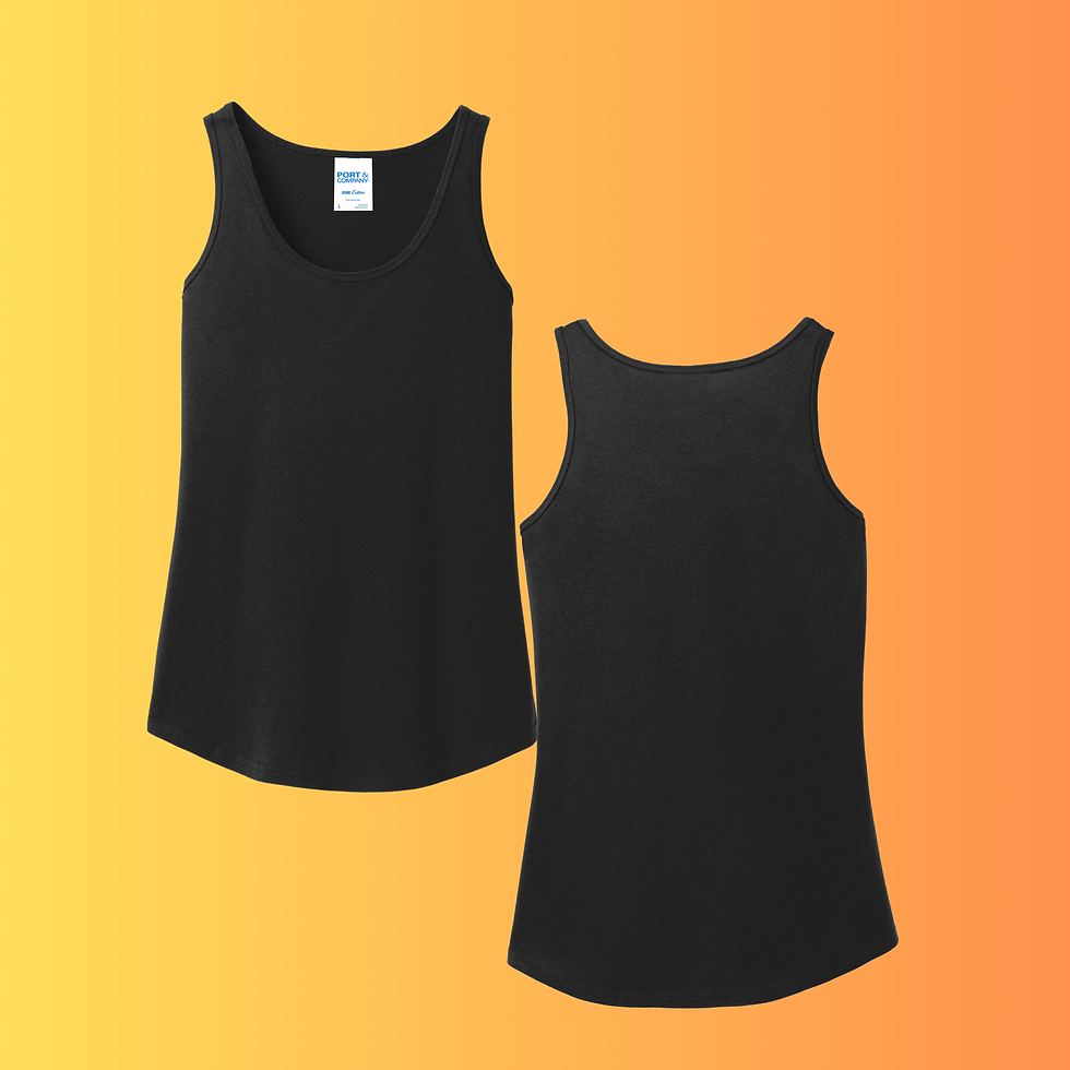 Thumbnail: (Adult-Women's) Create Your Own Port & Company® Core Cotton Tank Top