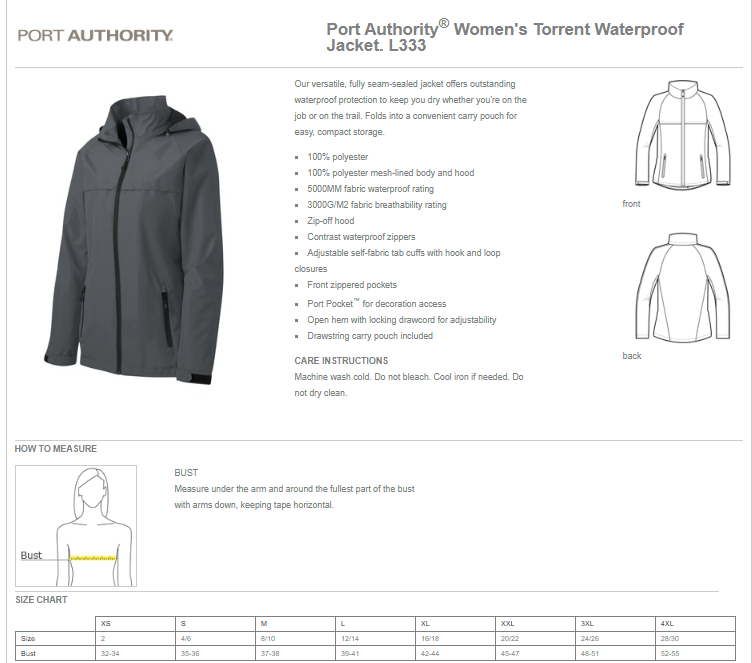 Thumbnail: (Adult-Women's) DCFS Waterproof Jacket
