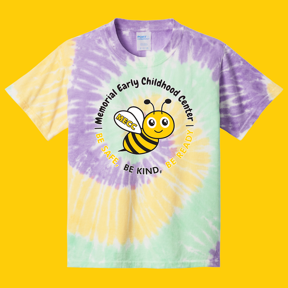 Thumbnail: (Youth-Unisex) Port & Co™ MECC School Tie-Dye Short Sleeve T-Shirt