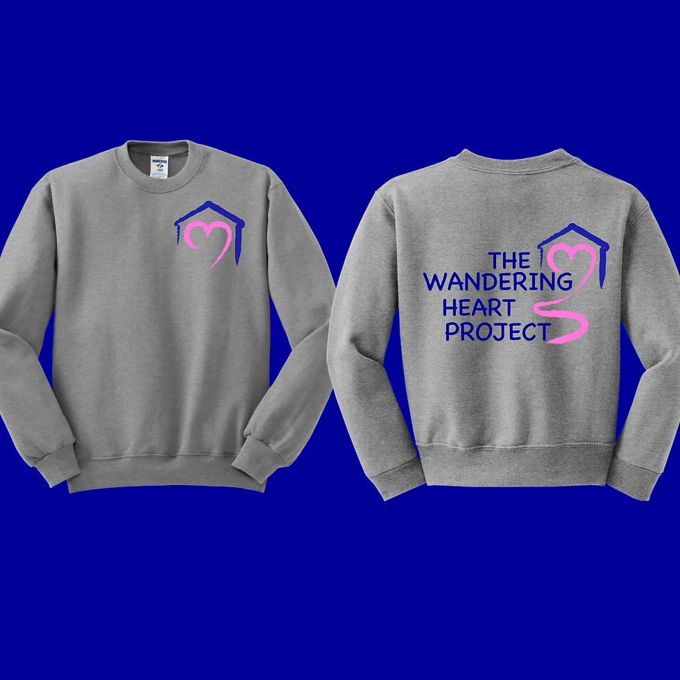 Thumbnail: (Adult-Unisex) The Wandering Heart Project Crewneck
