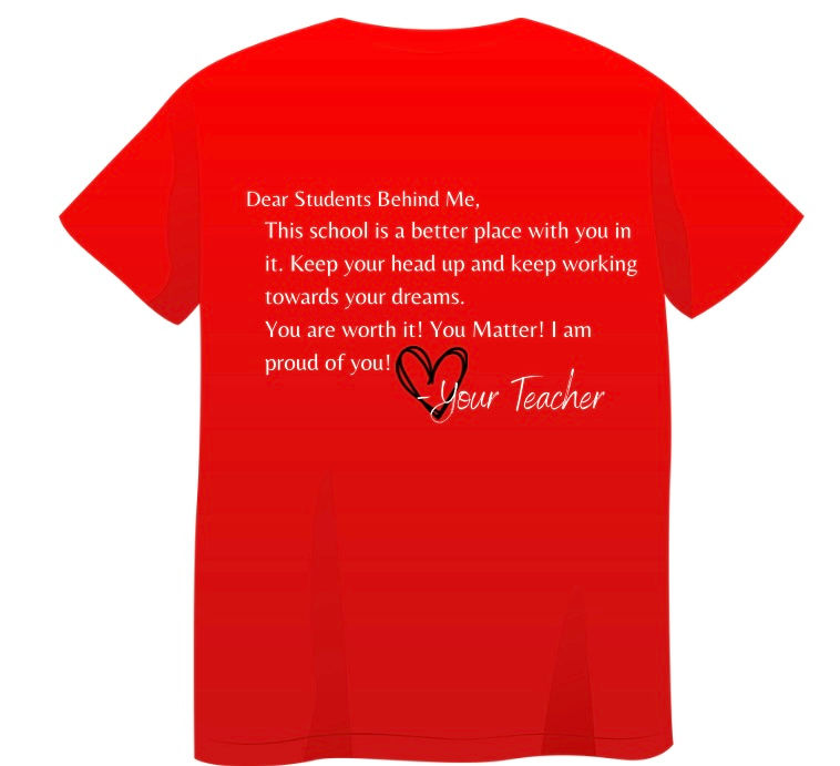 (Adult) Dear Students Inspirational School Shirt
