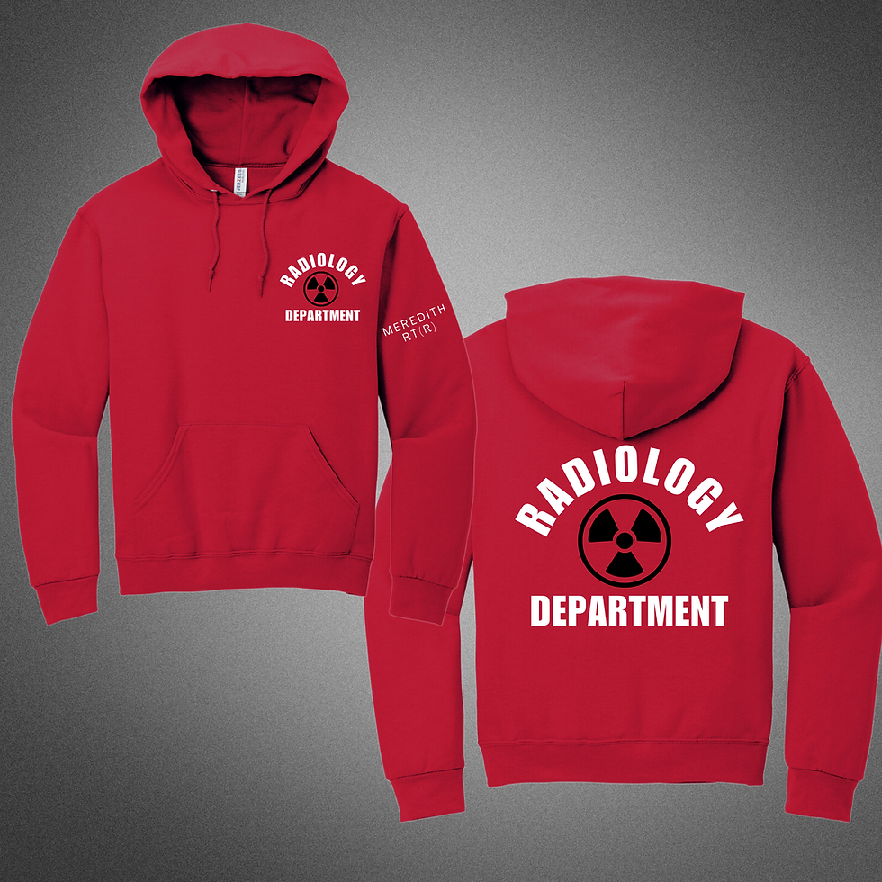 Thumbnail: (Adult-Unisex) Radiology Department Symbol 1 Hoodie