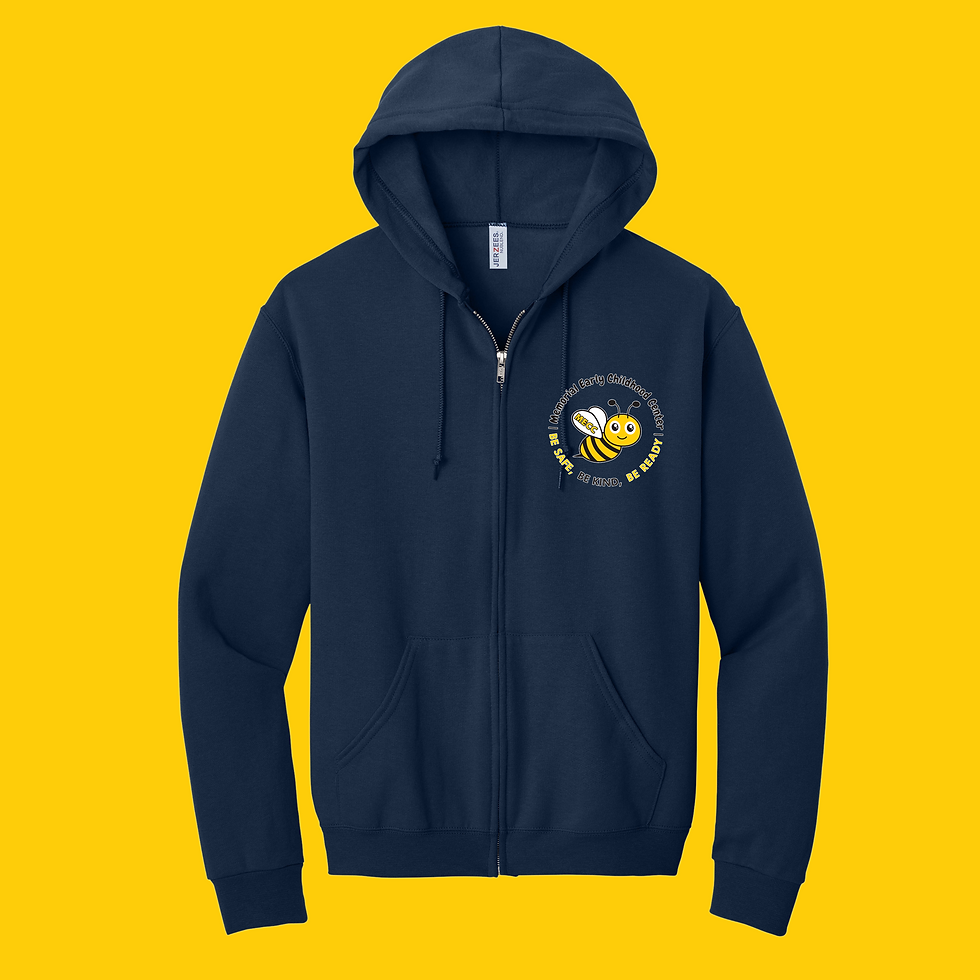 Thumbnail: (Adult-Unisex) Jerzees® MECC School Full Zip-Up Hoodie