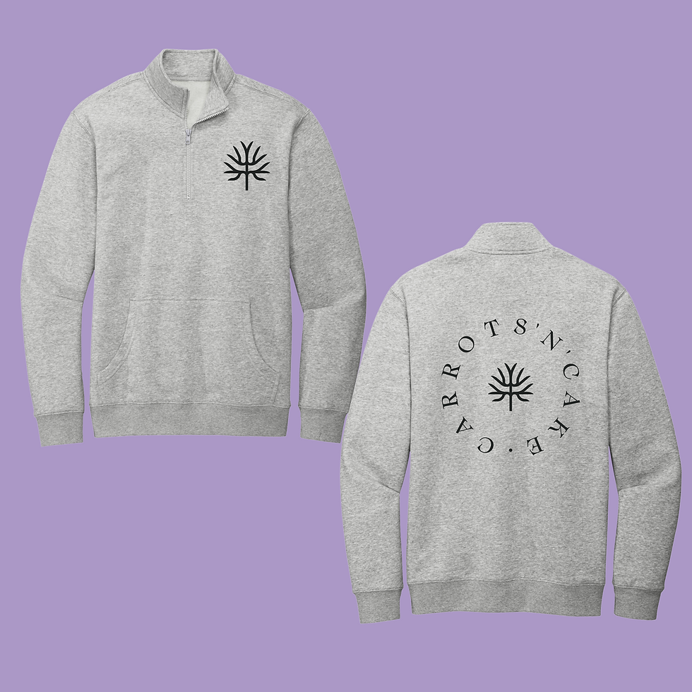 Thumbnail: (Adult-Unisex) District® V.I.T.™ 1/4 Zip Sweater