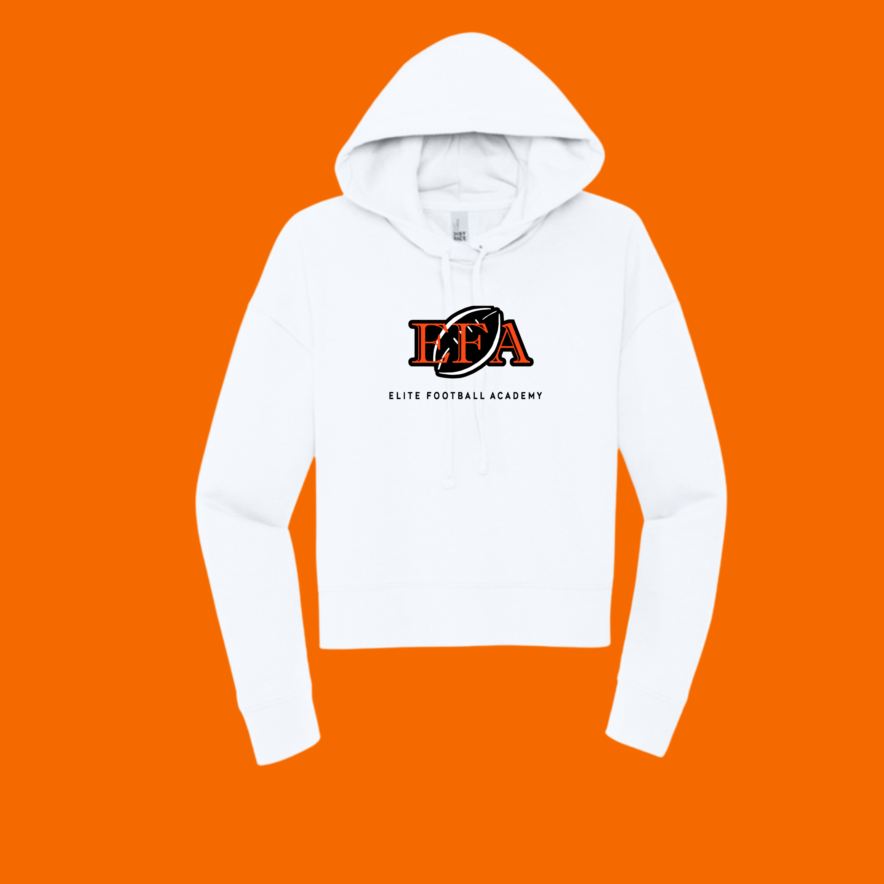 (Adult-Women's) District® [EFA] V.I.T.™ Fleece Cropped Hoodie/DT6101