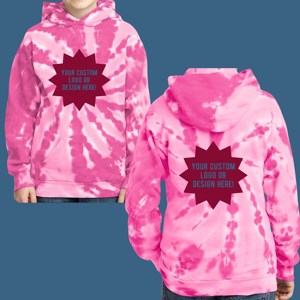 Thumbnail: (Youth-Unisex)-Create Your Own Tie-Dye Hoodie