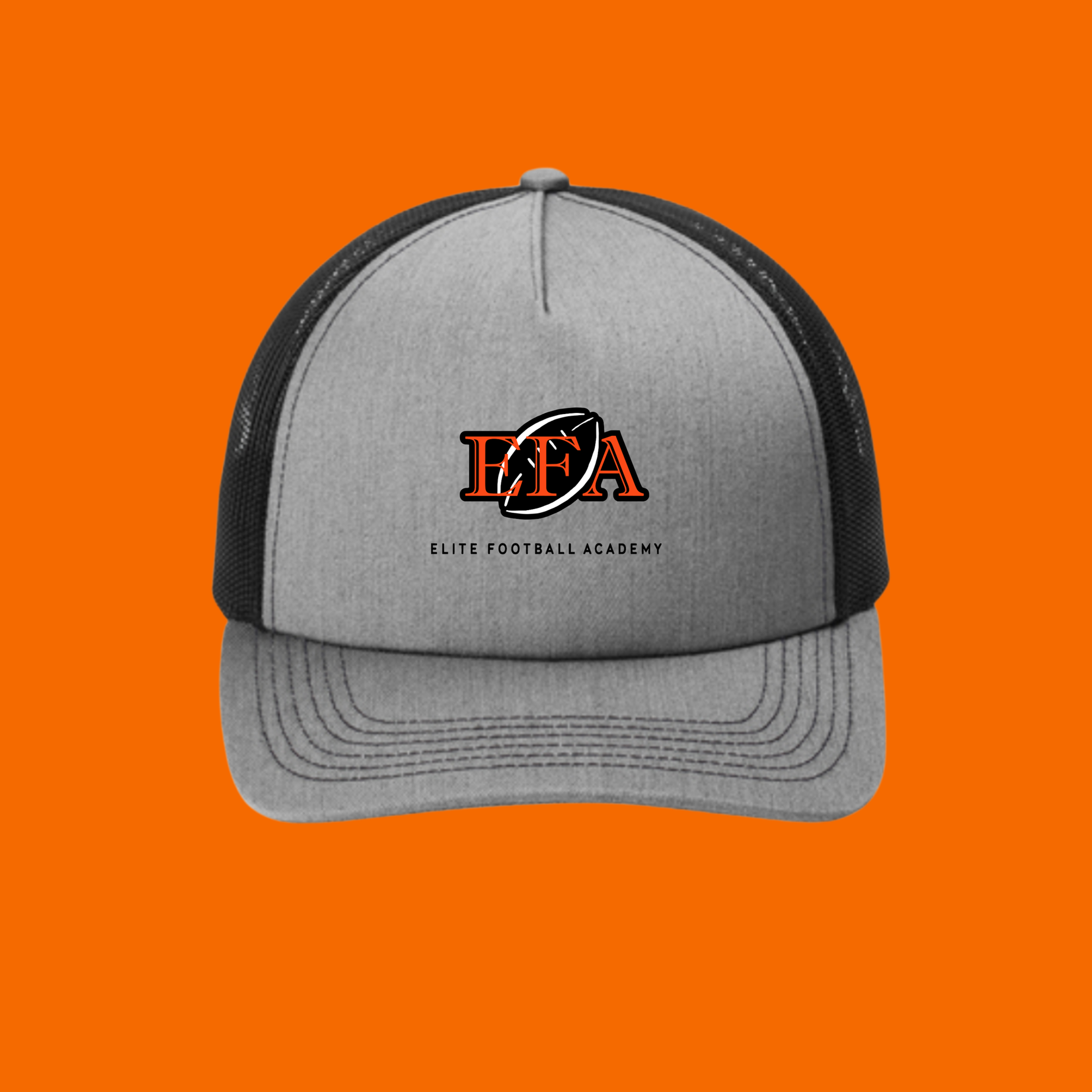 (Adult-Unisex) Port Authority® [EFA] Low-Profile Snapback 5-Panel Trucker-C405LP