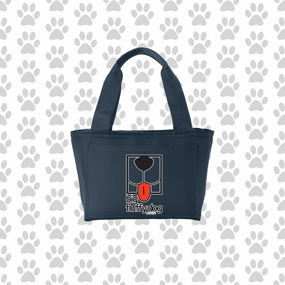 Thumbnail: Big Fluffy Dog Rescue Insulated Lunch Tote