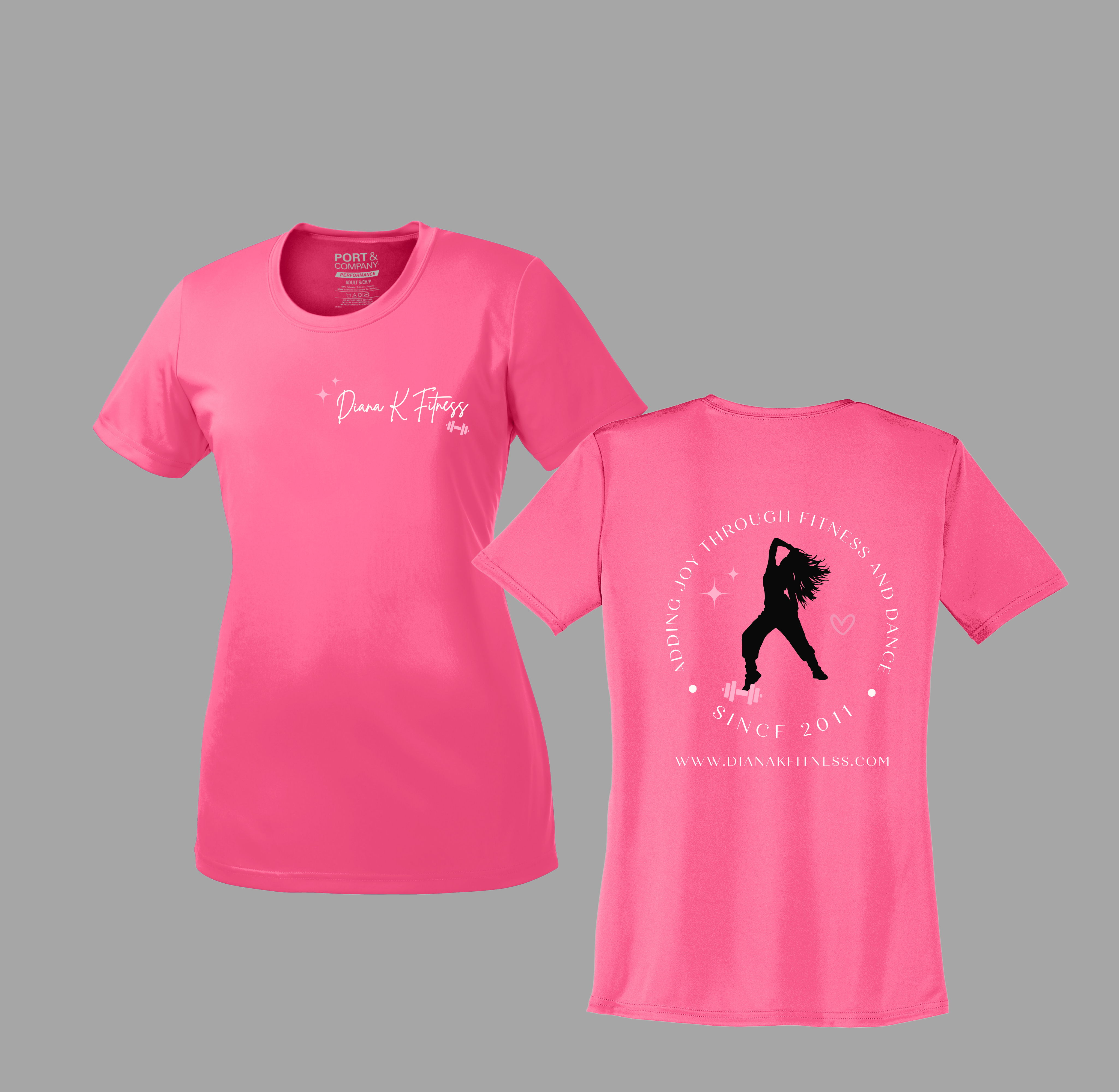 (Adult-Unisex)-DianaKfitness Short Sleeve Shirt