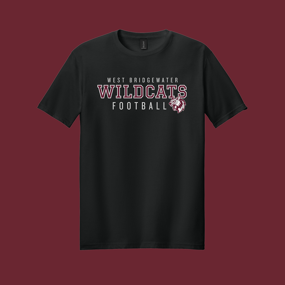 Thumbnail: (Youth & Adult-Unisex) Gildan Softstyle® WB Wildcats Football Tee