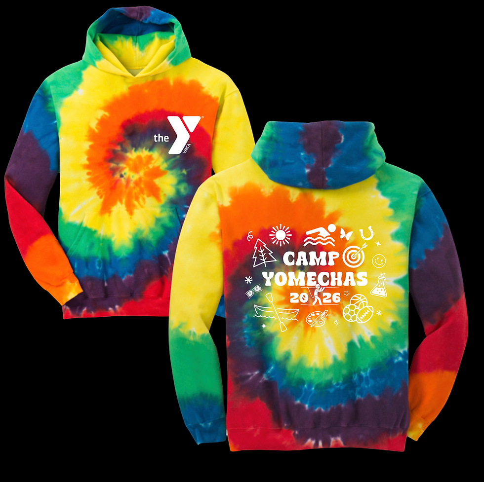 Thumbnail: (Youth or Adult) Port & Co™ [Camp Yomechas] Tie-Dye Hoodie