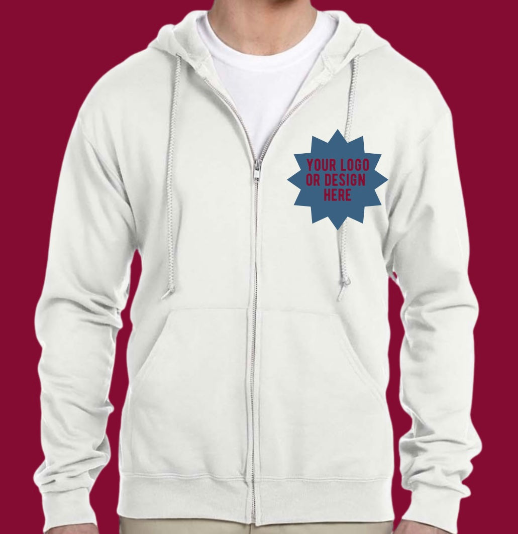 (Adult-Unisex)-Create your own Jerzees brand Zip-Up Hoodie