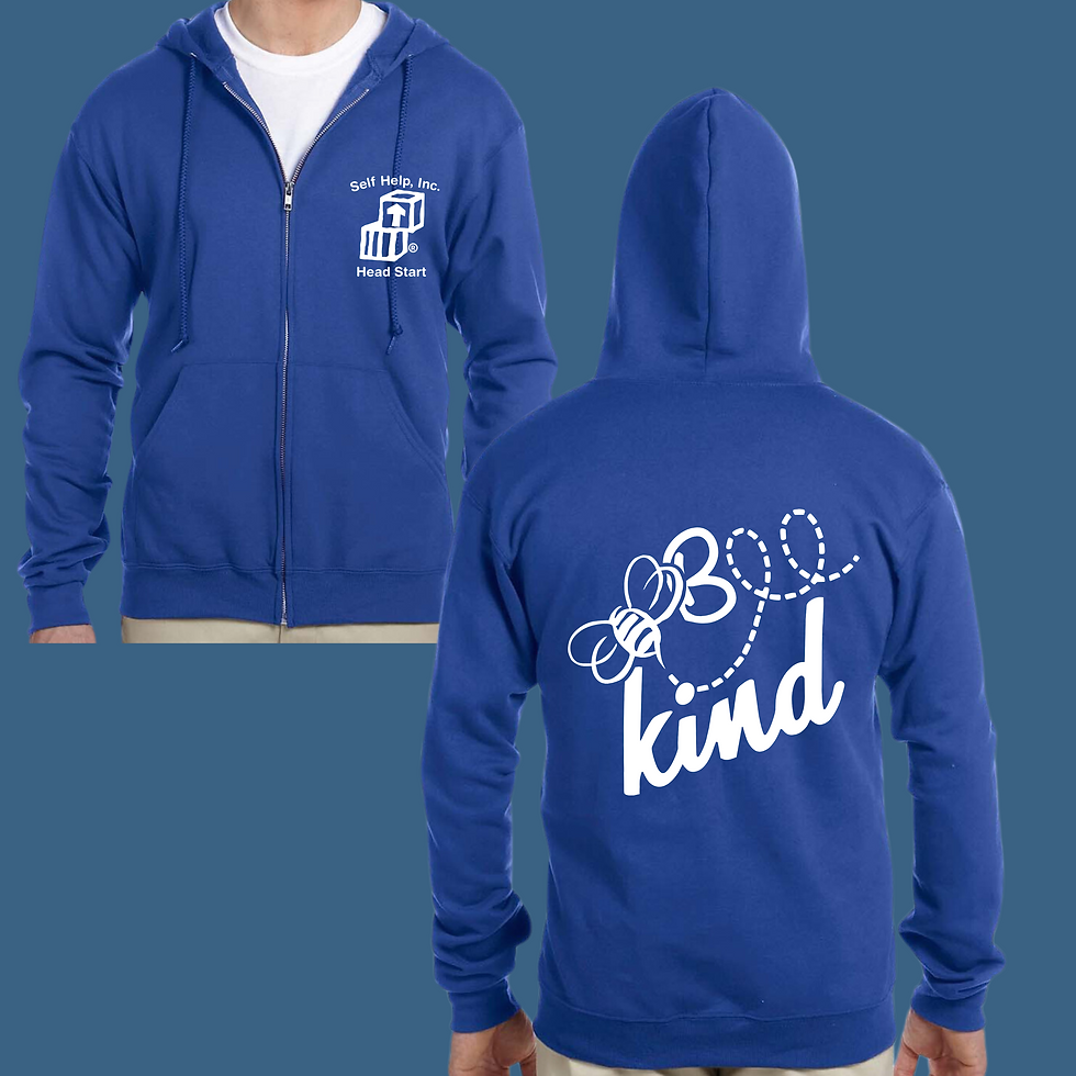 Thumbnail: Self Help, Inc. Zip-up Jerzees Brand Hoodie (ADULT)