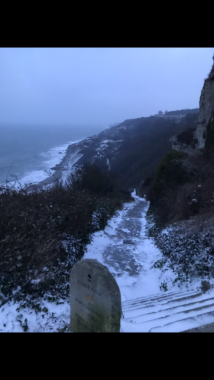 Snow Church Ope Stairs