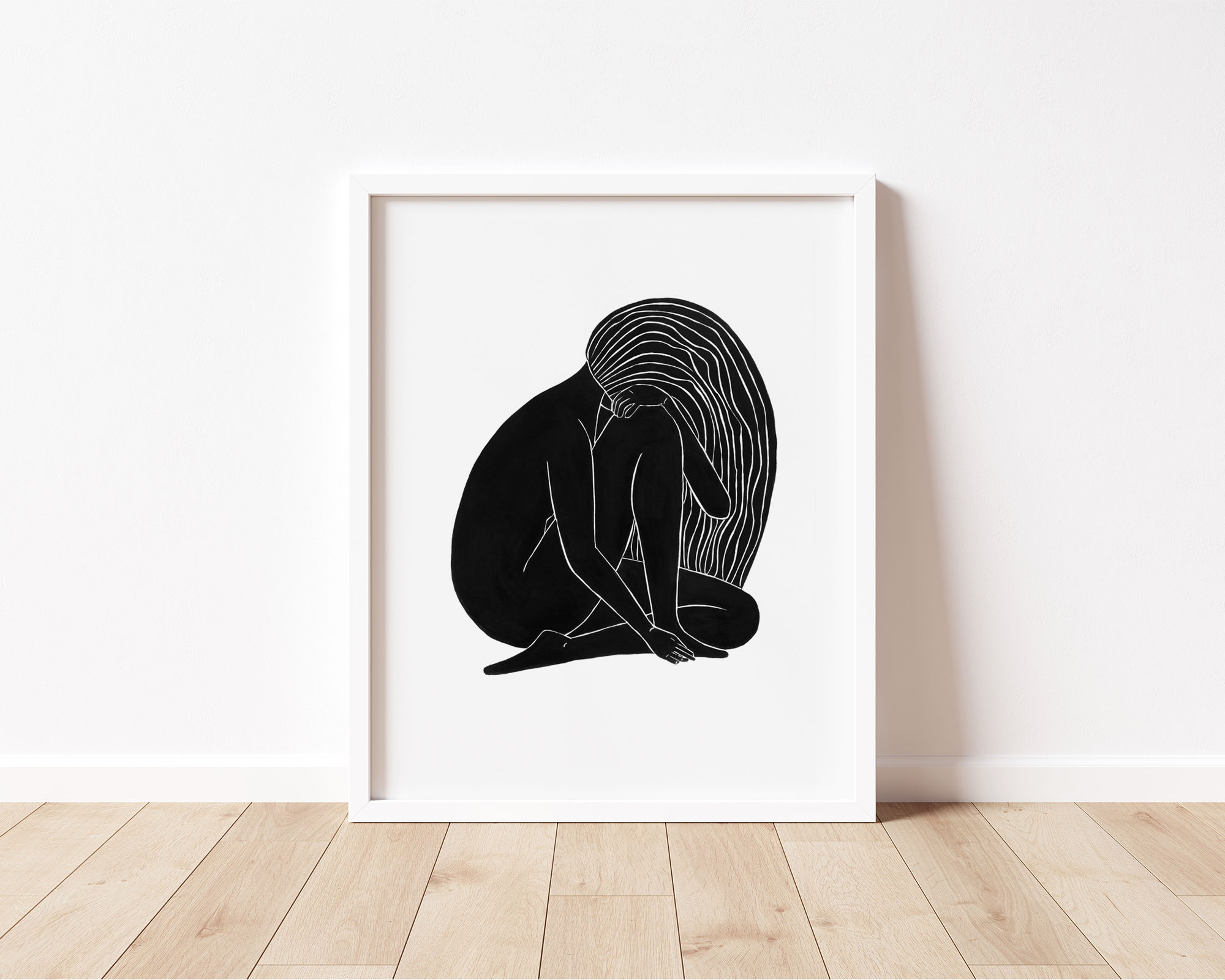 Lady Black I. Fine Art Print. Limited Edition.