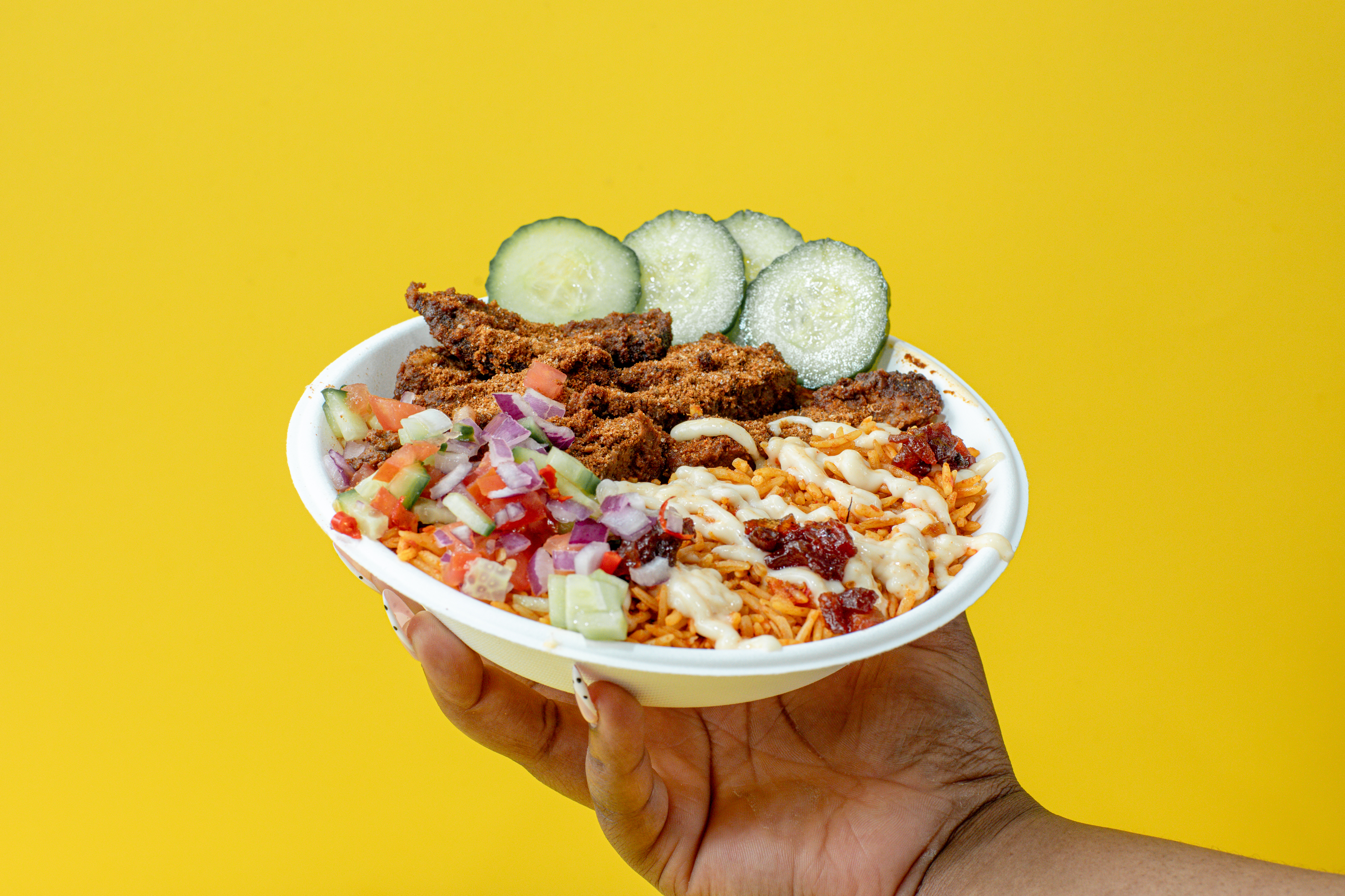 Arranged Food and Objects