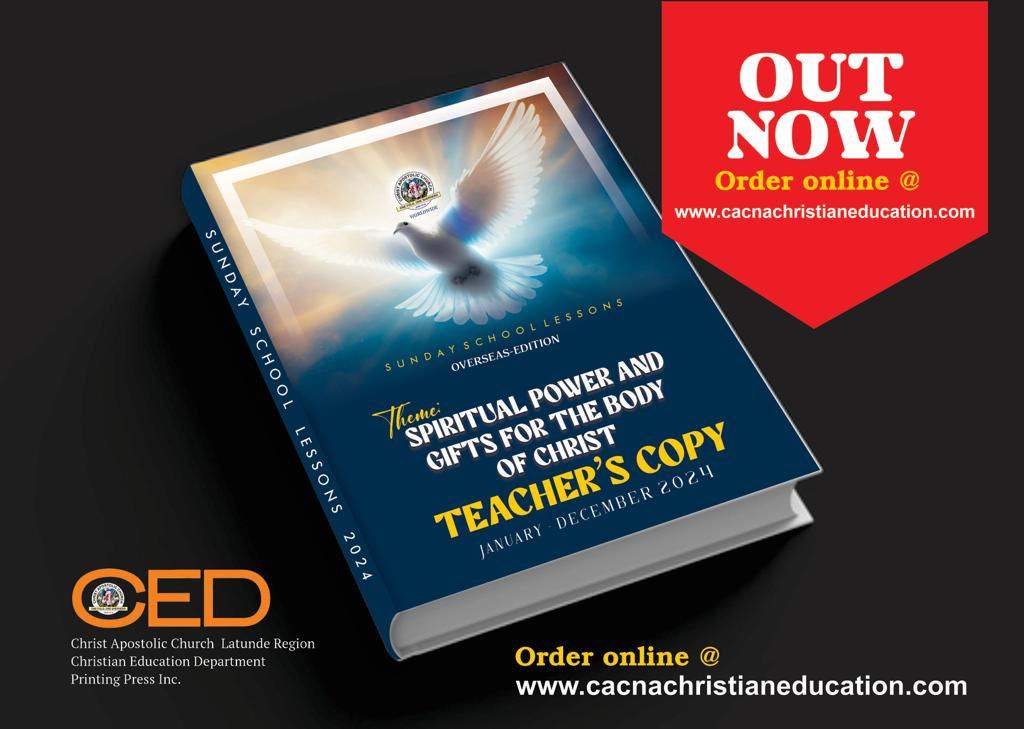 2024 SUNDAY SCHOOL TEACHER MANUAL