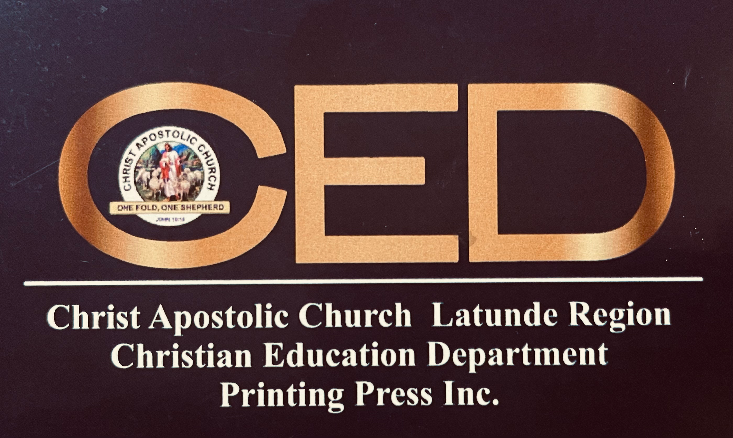 Writer: CHRISTIAN EDUCATION OF NA