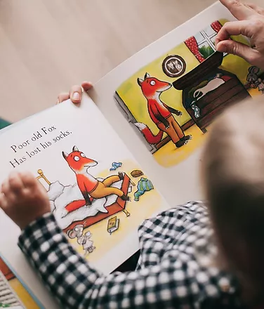 Kid reading