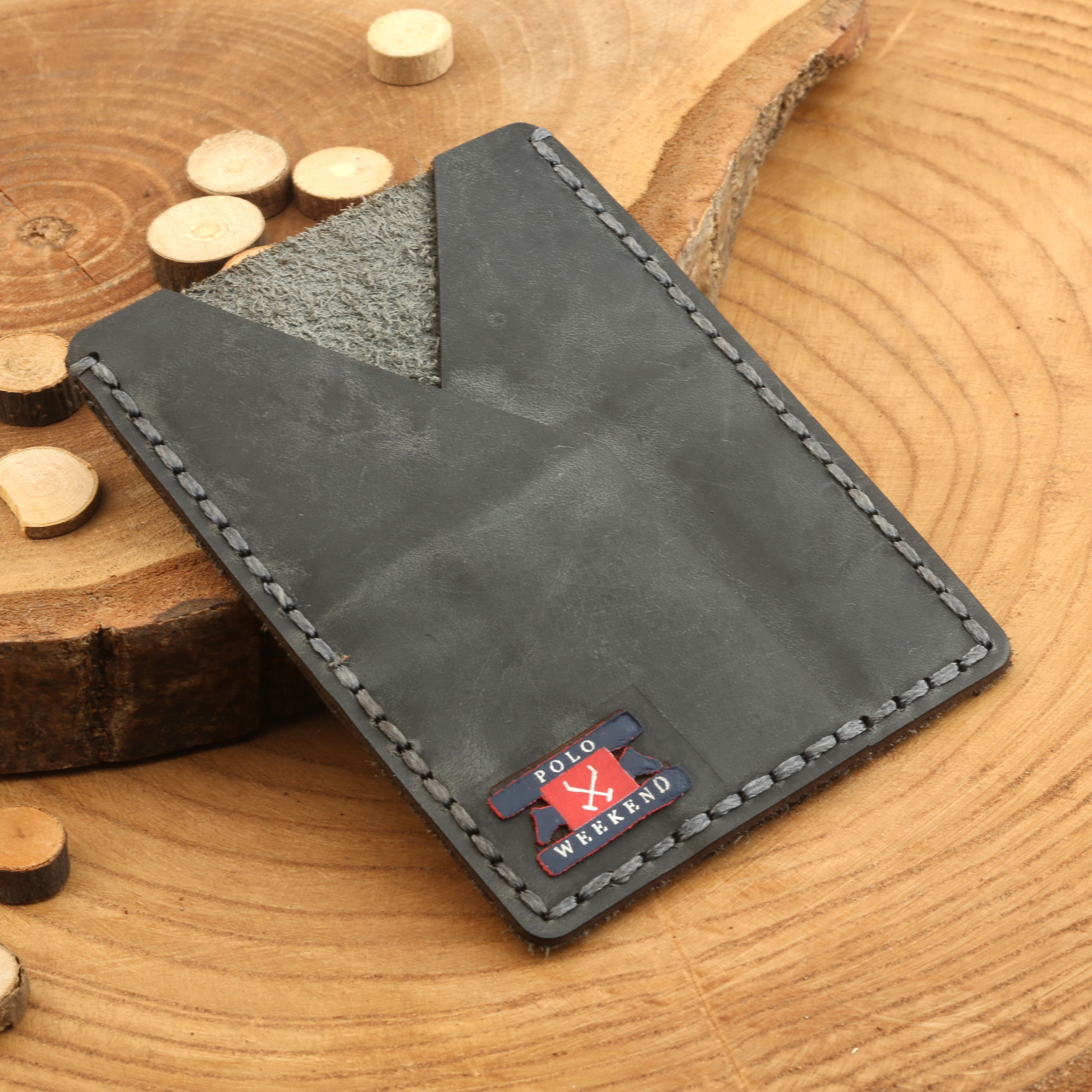 POLO WEEKEND deri kartlık KARGI