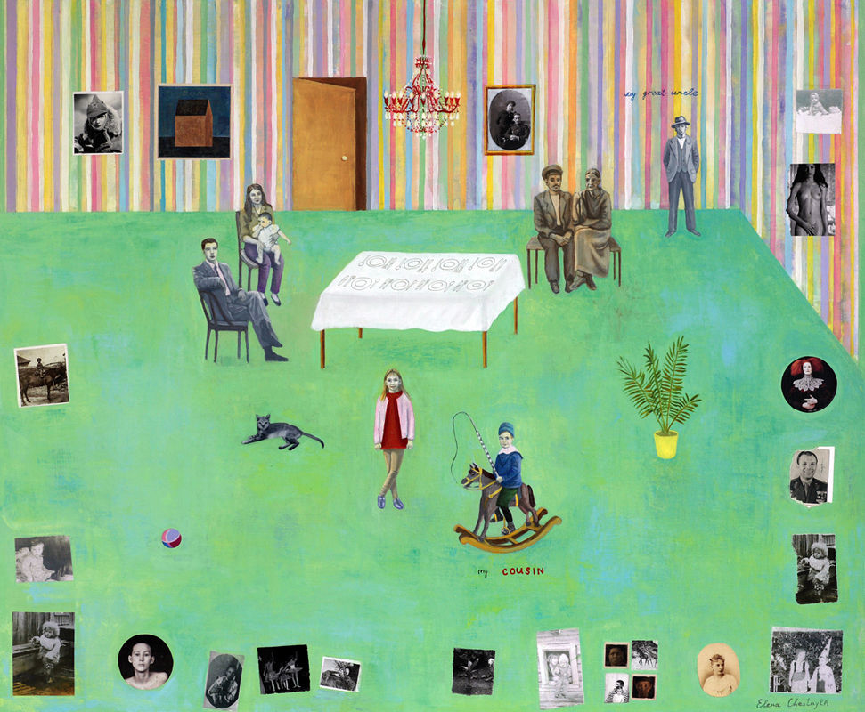Genealogy. 2010. oil on canvas. 24x34in. (60x85cm)