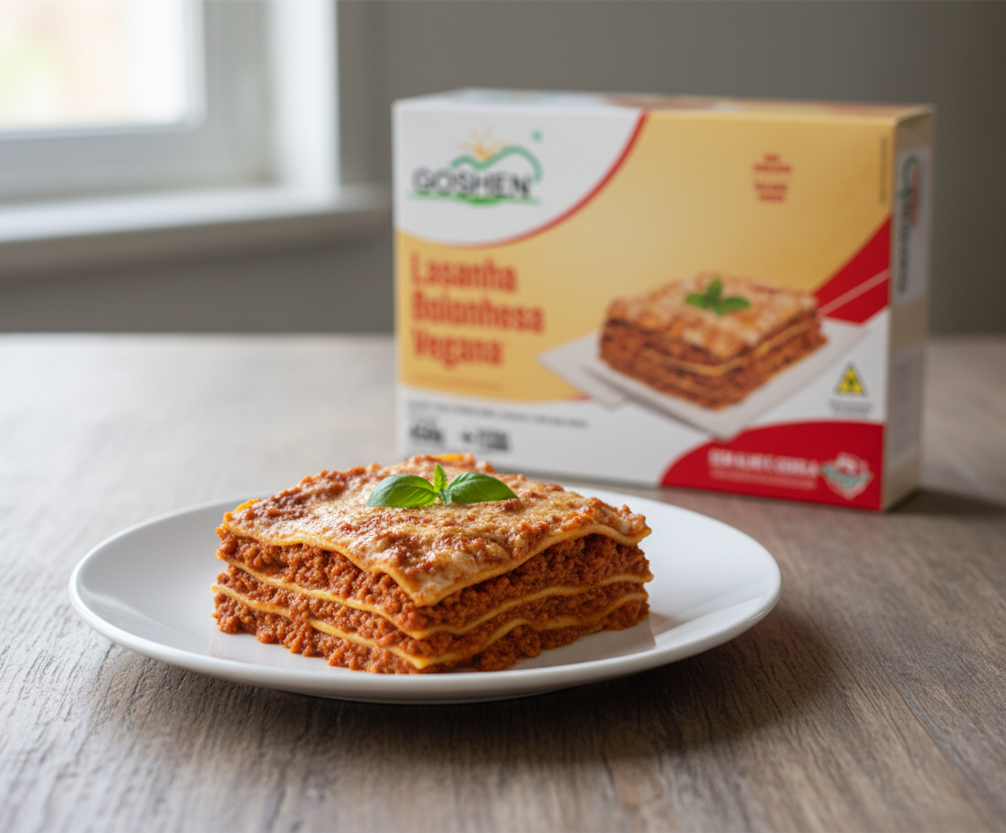 Lasanha Vegana ao Molho à Bolonhesa