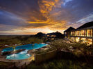 Four Seasons Safari Lodge Serengeti surrounded by the Tanzanian landscape.