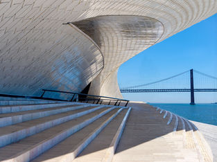 Museum of Art, Architecture and Technology on the Tagus River in Lisbon, Portugal