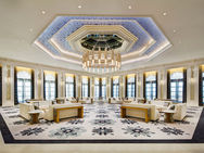 Grand majlis seating at Qasr Al Watan Palace, UAE