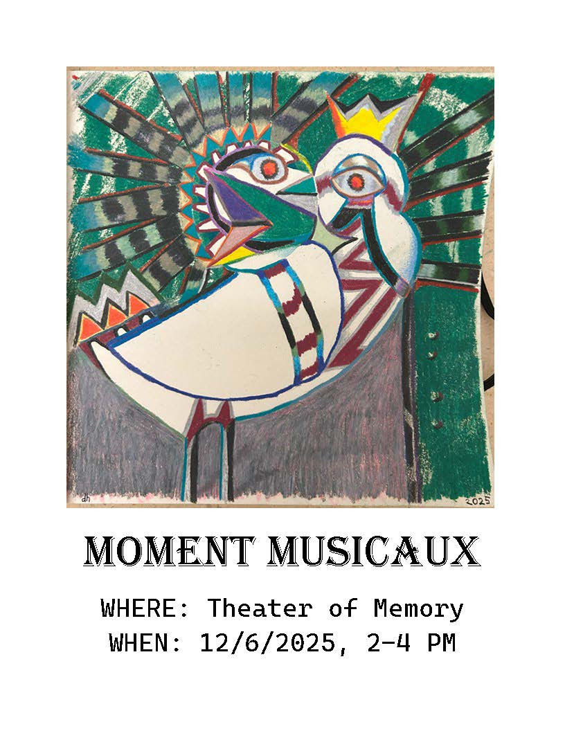 Moment Musicaux (and Holiday Open House)