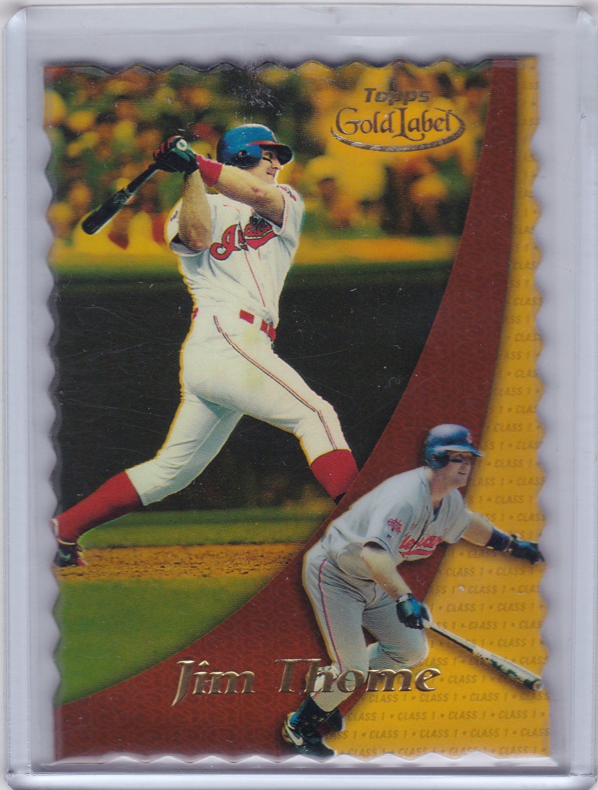copy of 2000 Topps Gold Label Die Cut Jim Thome /100