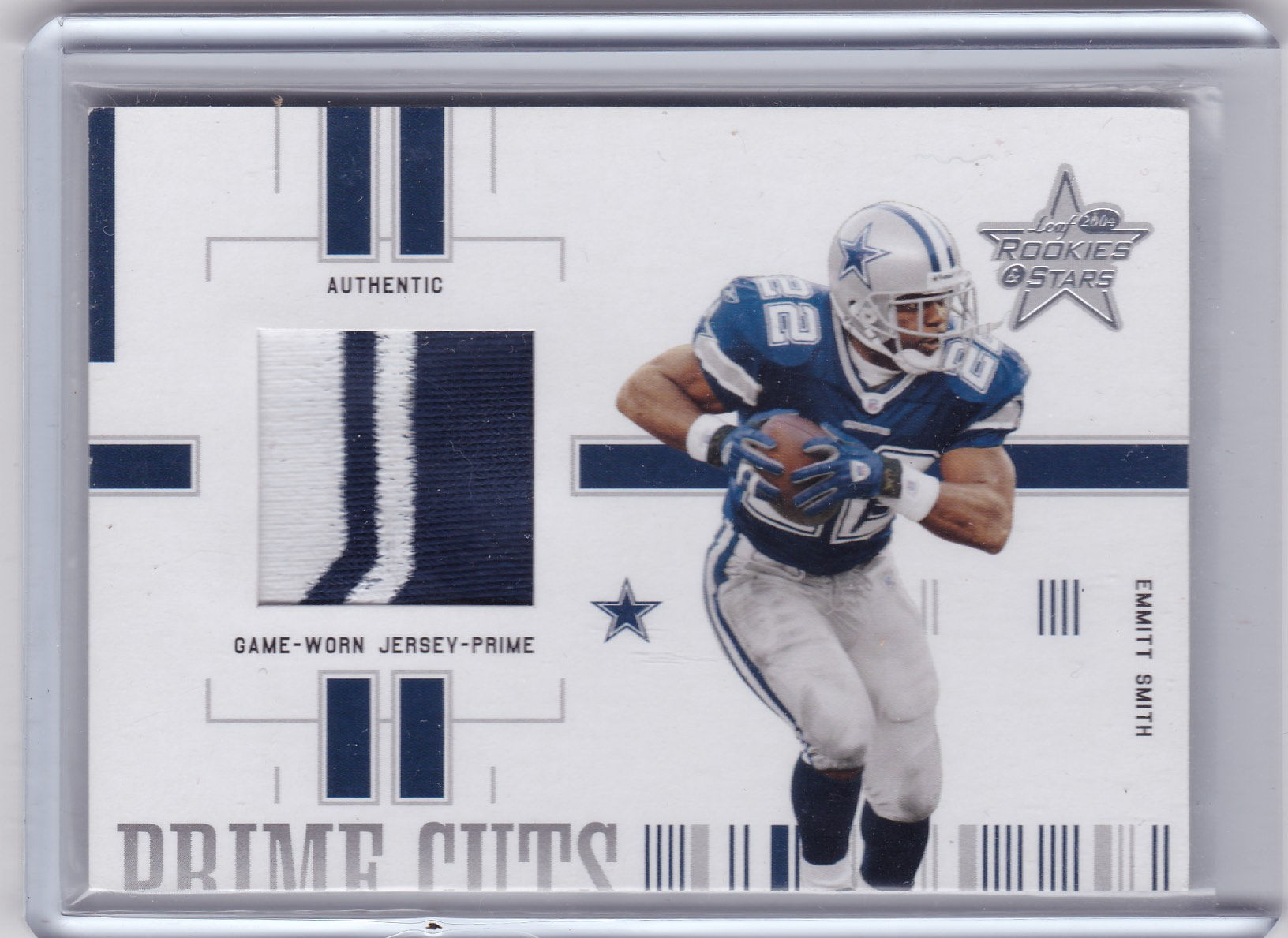 2004 Leaf Rookies and Stars Prime Cuts Emmitt Smith /25