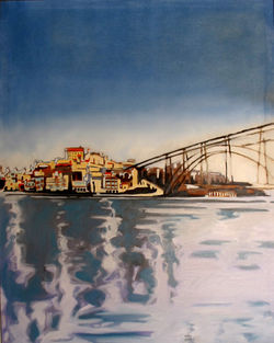 Porto, cm 110 x 90 - oil on canvas
