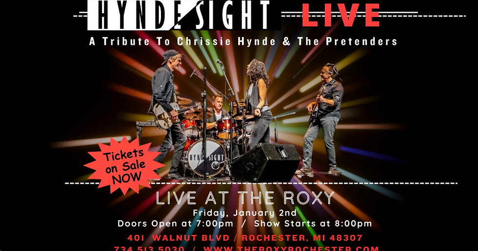 HYNDE SIGHT AT THE ROXY