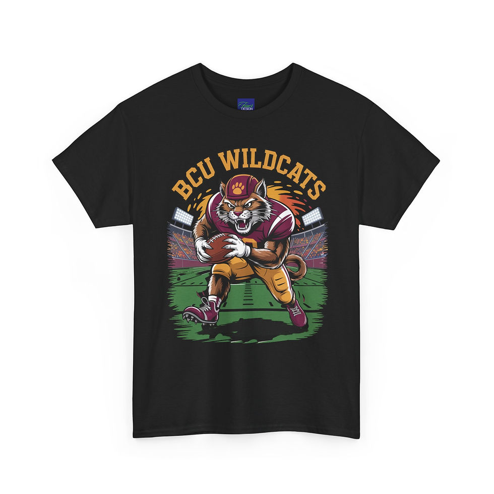 Thumbnail: BCU Wildcats Unisex Heavy Cotton Tee