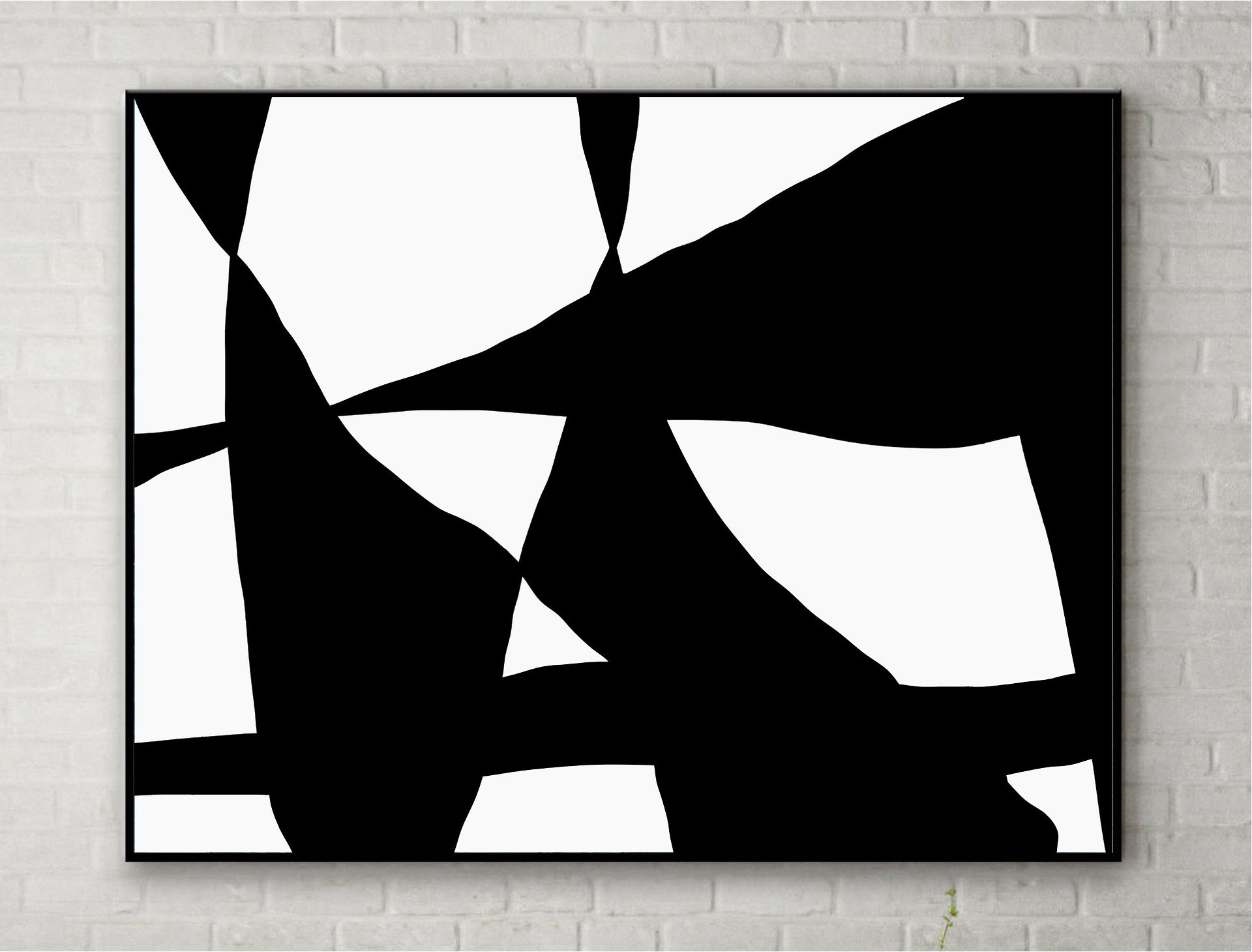 bw abstract brk wall