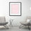 Thumbnail: Pink Watercolor Wall Art Print, Nursery Decor, Watercolor Painting