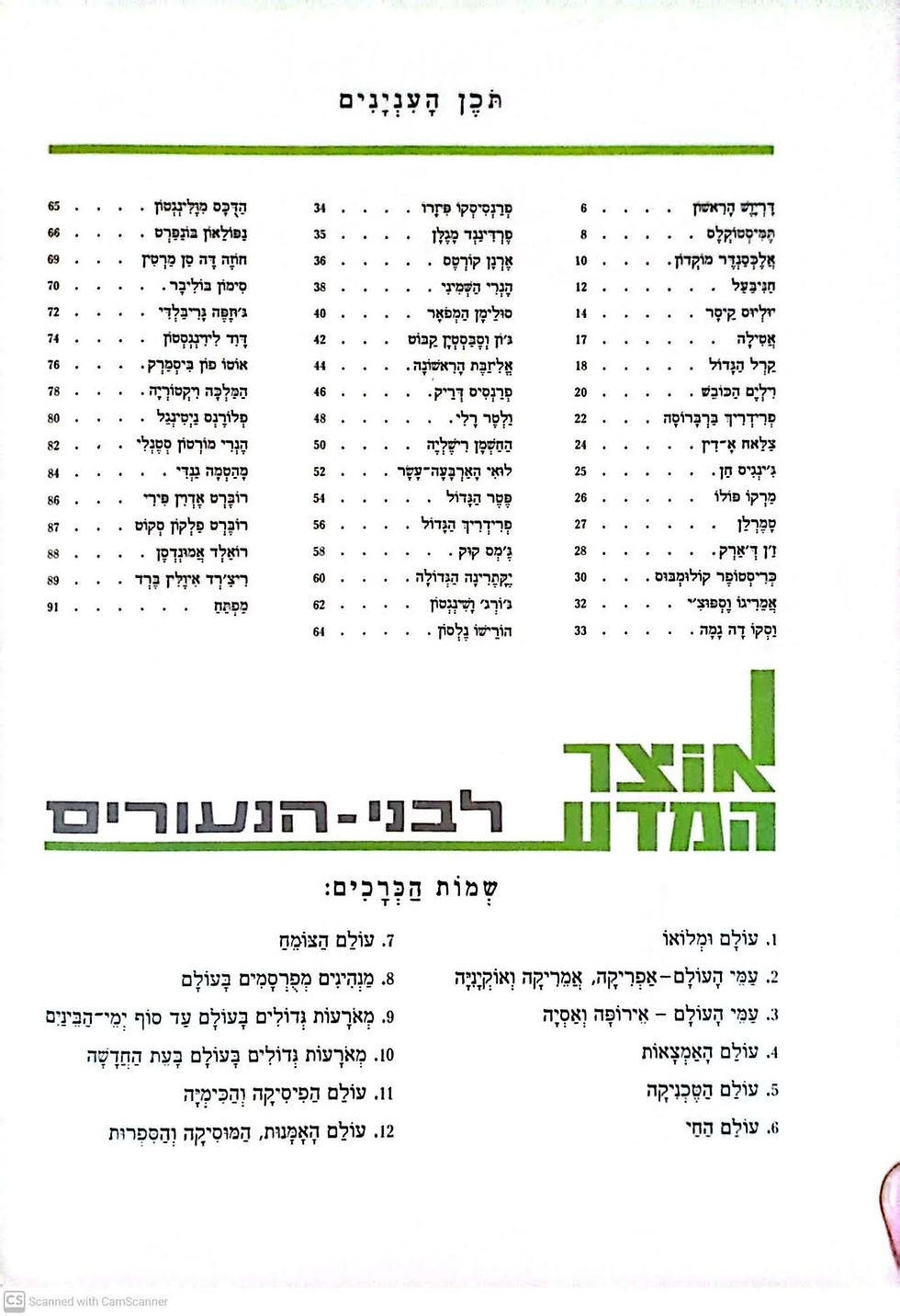 תמונה ממוזערת: אוצר המדע לבני הנעורים - מנהיגים מפורסמים בעולם