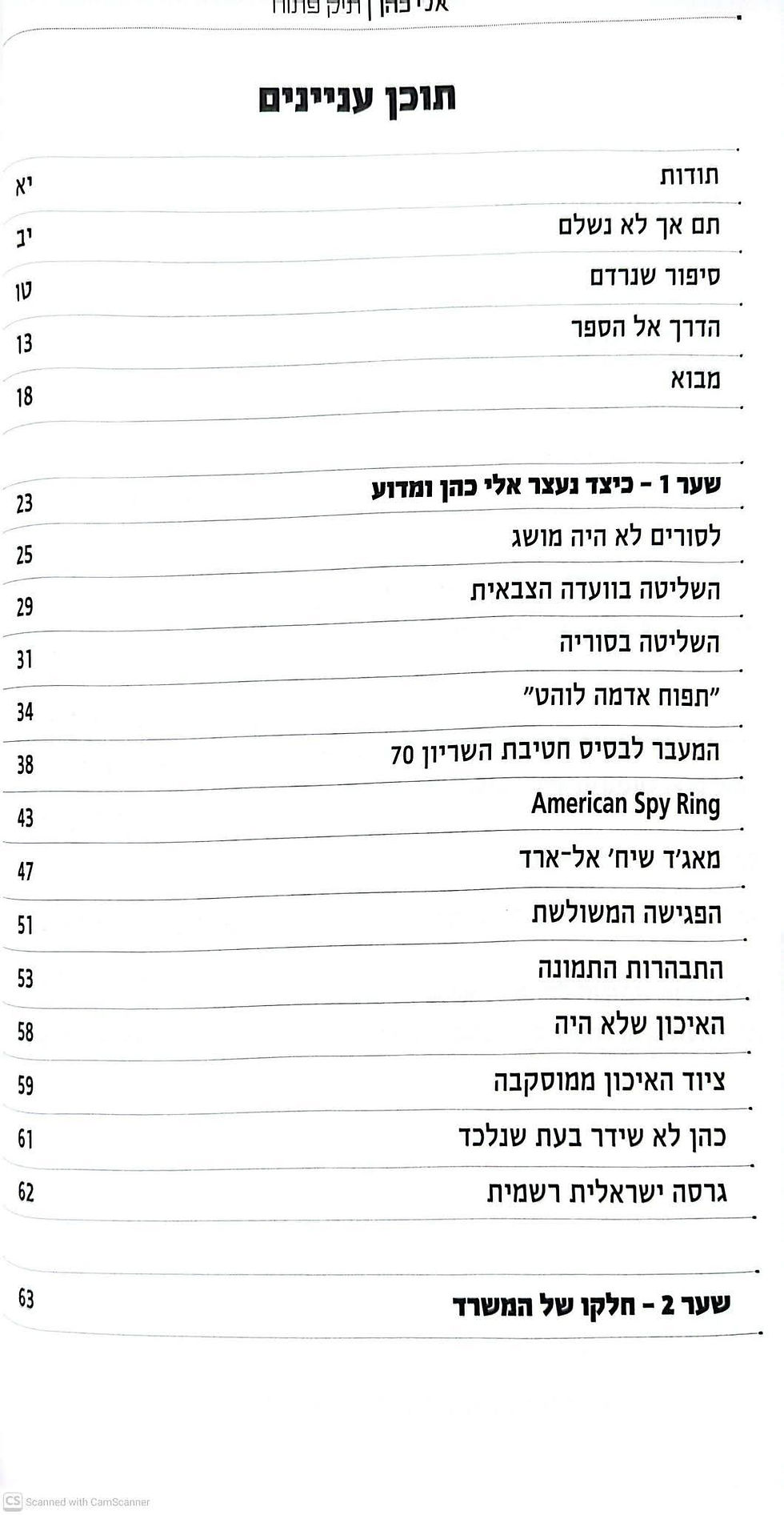 תמונה ממוזערת: נעם נחמן טפר - אלי כהן תיק פתוח