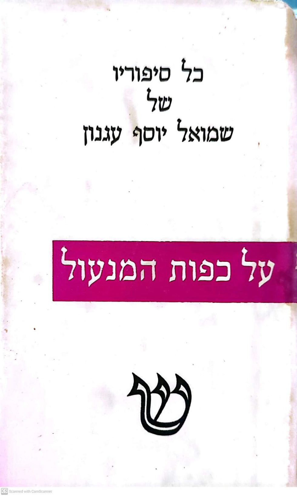 תמונה ממוזערת: ש"י עגנון - על כפות המנעול