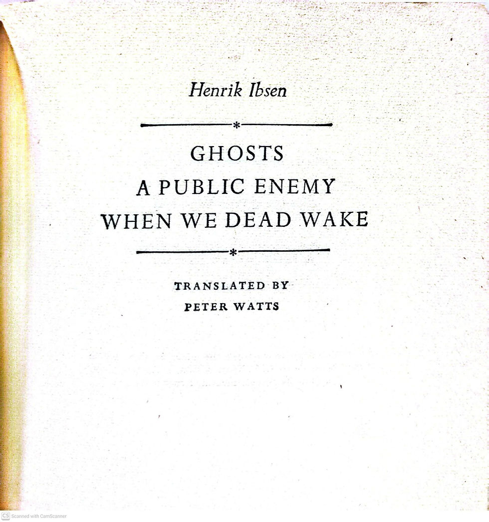 תמונה ממוזערת: Henrik Ibsen - Ghosts And Other Plays