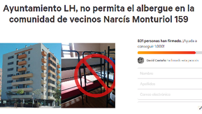 Change.org: No al albergue juvenil en Narcís Monturiol