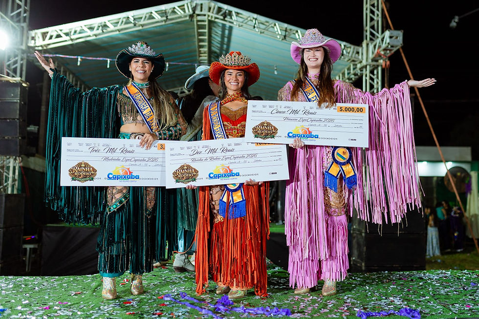 ExpoCapixaba 2026 escolhe sua nova Rainha, Princesa e Madrinha