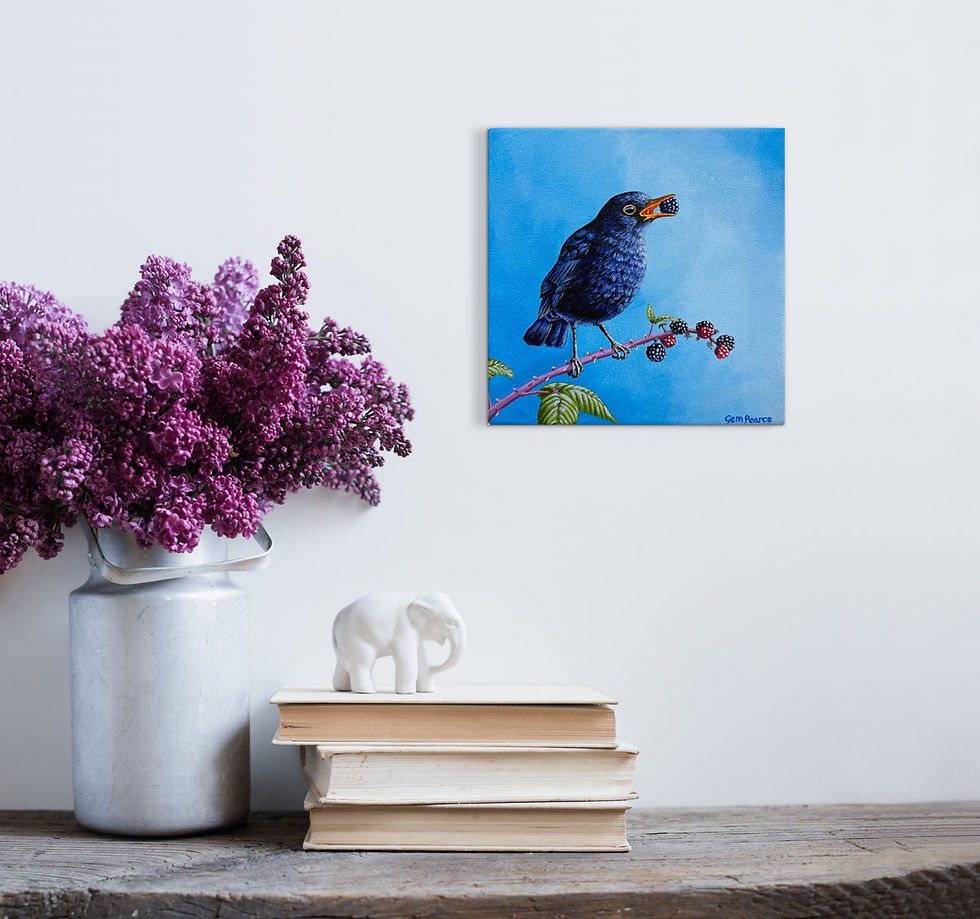 Thumbnail: Blackbird and Bramble
