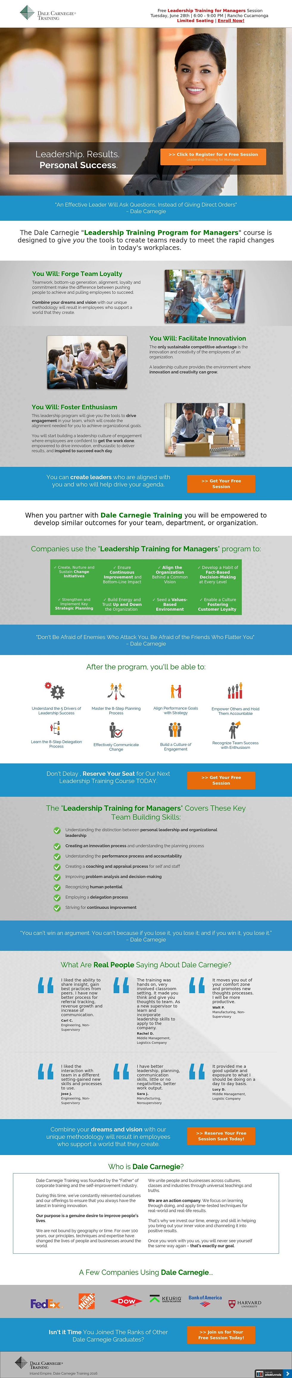 Leadership for Managers Training