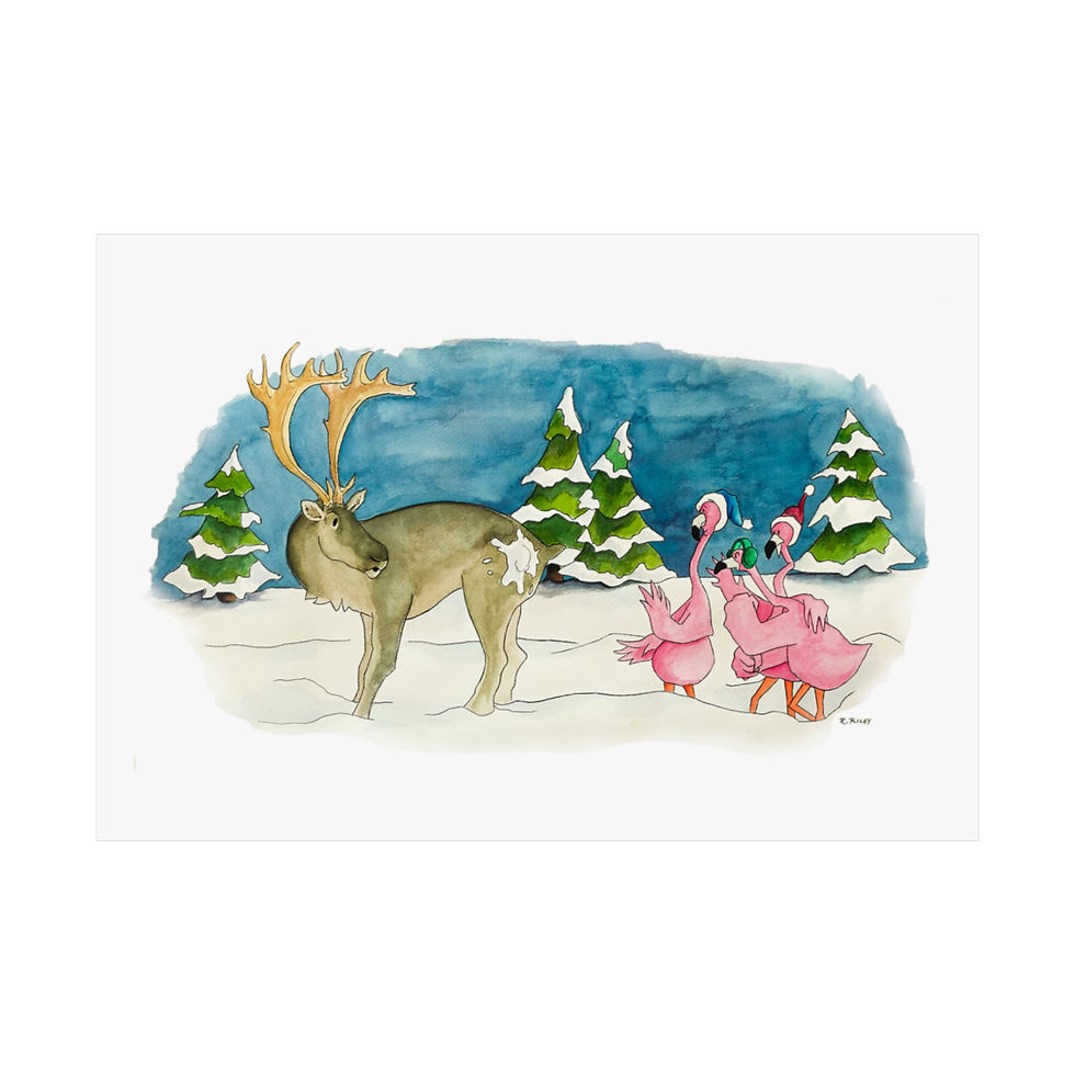 Thumbnail: "Unexpected Visitors" - Art Prints
