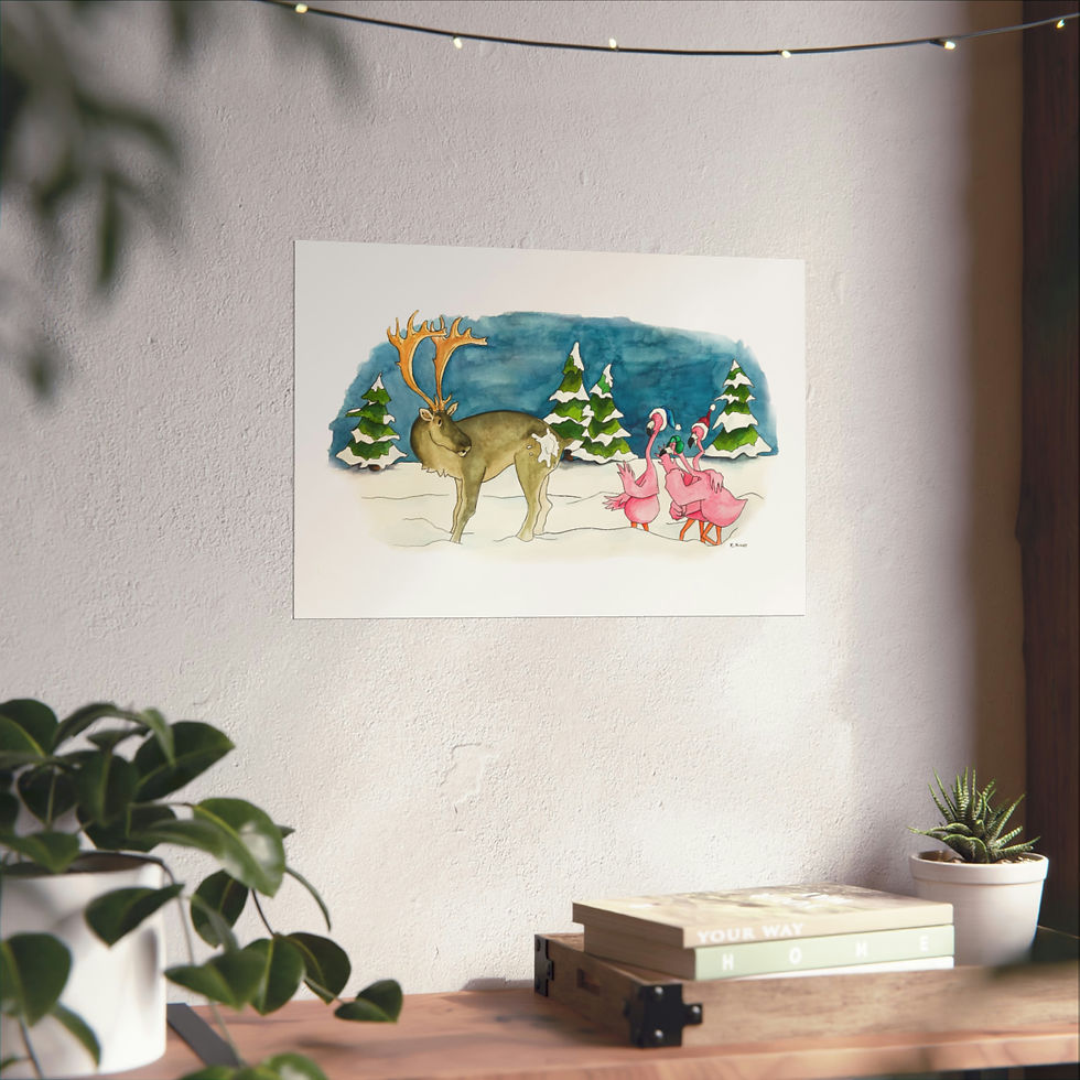 Thumbnail: "Unexpected Visitors" - Art Prints